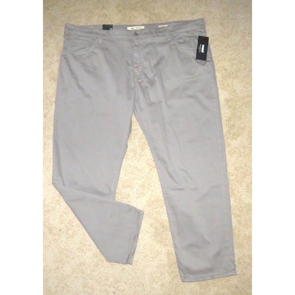 NEW! Men's MAVI‎ Gray Stretch MATT Relaxed Straight Leg Pants 48 X 32 NWT!